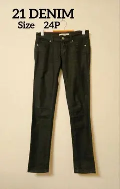 【21 DENIM】ブラック デニムパンツのサムネイル