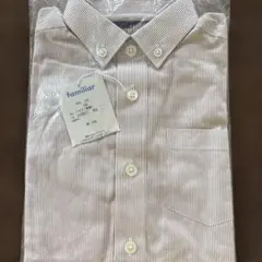 新品タグ付ファミリア familiar 100長袖シャツストライプ