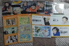 ハイキュー ファンパーク コースター クリアカード シール 烏野2・3年セット②