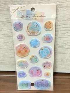 ちいかわ メルティシュシュ シーリングスタンプ風シール 集合