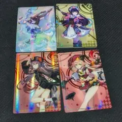 原神 ウエハースカード 4枚セット