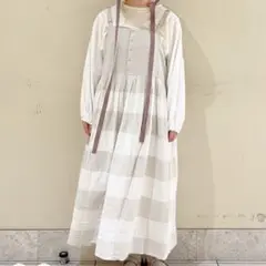 サマンサモスモス リサイクルリネン前後着キャミワンピース