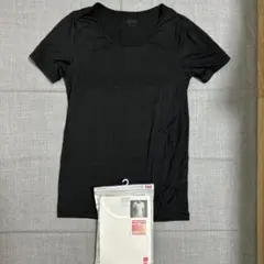 HEATTECH 黒 と白アンダーシャツ 160 2枚セット