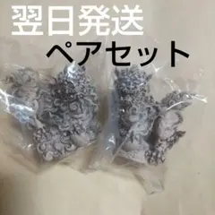 やちむん家 新垣優人 シーサー ミニチュアフィギュア 白 セット