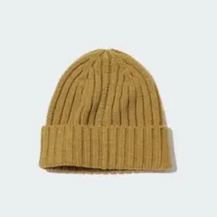 【ユニクロ】男女兼用　ヒートテックリブビーニー　 イエロー　マスタード