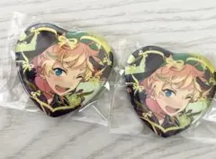 あんスタ　ラメキラハートカンバッジ　春川宙　2個セット