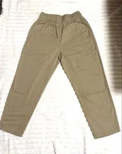 GU シェフパンツ　チノパン Mサイズ　ベージュ ゴムウエスト