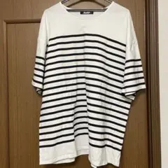 Kuttir ストライプ Tシャツ ホワイトのサムネイル