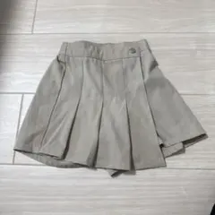 ベージュ プリーツ キュロット スカートのサムネイル