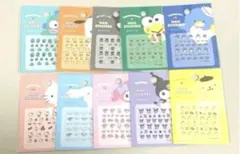 コンプリート セリア サンリオ ネイルシール 10点セット