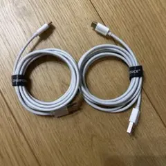 Type-A to C ケーブル（2ｍ）急速充電 2点