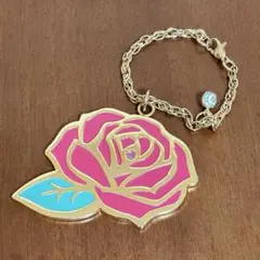 サマンサタバサ 薔薇バッグチャーム
