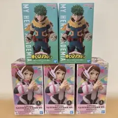 プライズ フィギュア まとめ売り 緑谷出久 麗日お茶子 うちはサスケ