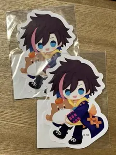 126 Crazy Raccoon スクラッチ　ステッカーE-3.Kinako