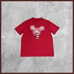 a*n様 US古着 Disney×AE 両面プリント Tシャツ 半袖 レッド Lのサムネイル