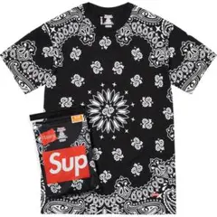 FCRB BANDANA TEE Black L ブリストル ペイズリー - メルカリ
