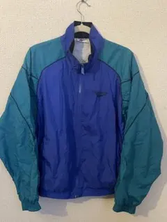 Reebok ナイロンジャケット 青・緑　古着