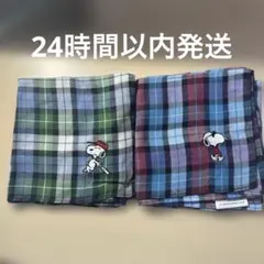 スヌーピー チェック柄 ハンカチセットのサムネイル