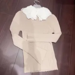 スナイデル　襟付きニット