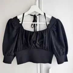 【美品】rienda トップス ブラックのサムネイル