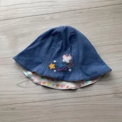 ミニケー デニム　リバーシブル 帽子のサムネイル