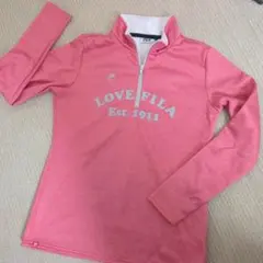 ハーフジップ裏起毛