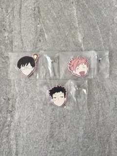 ■3点セット 桜蘭高校ホスト ヘアクリップ ガチャガチャ 鏡夜 崇 馨
