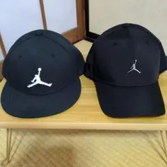 【極々美品✨】ジョーダン キャップ カラー ブラック 2個セット サイズ M/L