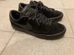 ナイキ×ギャルソンNIKE BLAZER LOW CDG ブラック　スエード