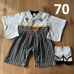 袴風ロンパース＋足袋風靴下