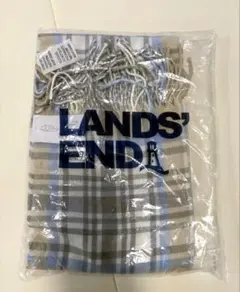 【新品未使用】Lands' End チェック柄マフラー