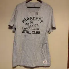 ★Polo Ralph Lauren ★プリントグレー Tシャツ XL