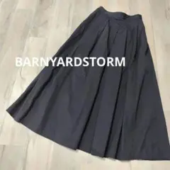 BARNYARDSTORMバンヤードストーム✨スカート✨黒✨プリーツフレア✨