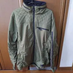 adidas オリーブ ナイロンジャケット