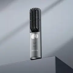 ヘアアイロン ストレートアイロン ヒートブラシ 2億マイナスイオン コードレス