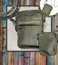 3coins 新作 ショルダーバッグ カーキ 完売品 1点のみ