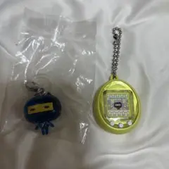 たまごっち ガチャ　ミニチュアチャームコレクション4 ござるっち　めじるし