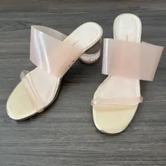 未使用品　Mollini/モリーニ クリアサンダル SARAYA-MO ピンクのサムネイル