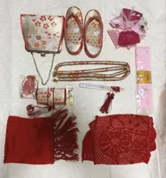 ☆5085☆ 女の子 七五三 飾り帯 はこせこセット 草履 女児 帯 - メルカリ