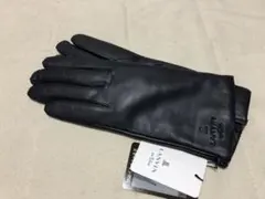 565新品LANVIN en BLue 羊革ラムレザー手袋スマホ対応