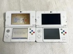 Newニンテンドー3DS ホワイト きせかえプレート 2台 セット ジャンク