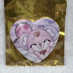 名探偵プリキュア×ラウンドワンコラボ トレーディングハート型缶バッジ