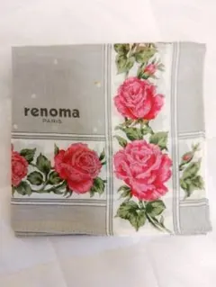 renomaレノマバラ柄ハンカチ