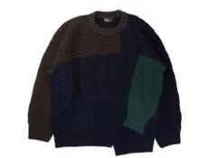 kolor 20aw クレイジードッキング切り替えニットのサムネイル
