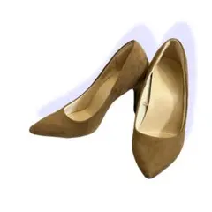 GUマシュマロヒールパンプス　ブラウン