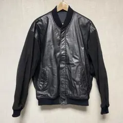 コム デ ギャルソン・オム レザー ブルゾン 黒 ヴィンテージ アーカイブのサムネイル