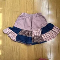 キッズ パッチワークスカート