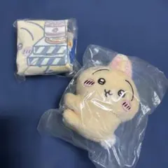 ちいかわ　うさぎ　クリップぬいぐるみ・サンリオコラボエコバッグ