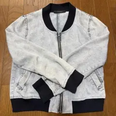 ☆1/30まで販売☆ PAGEBOY デニムカラー ボンバージャケット