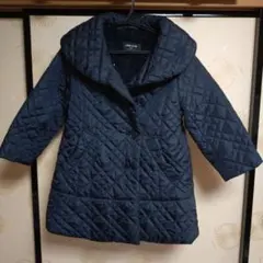 COMME CA ISM ネイビー ダウンコート 110A